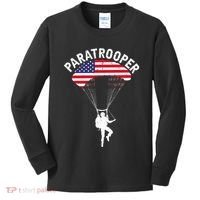 Airborne Paratrooper Military Soldier Army Parachute Kids Long Sleeve Shirt thumb 0
