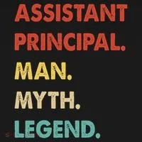 Assistant Principal Man Myth Legend Doggie Tank thumb 4