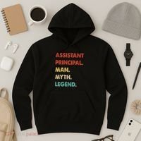 Assistant Principal Man Myth Legend Hoodie thumb 3