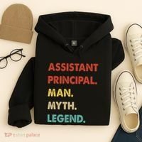 Assistant Principal Man Myth Legend Hoodie thumb 4