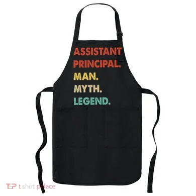 Assistant Principal Man Myth Legend Apron