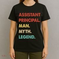 Assistant Principal Man Myth Legend T-Shirt thumb 4