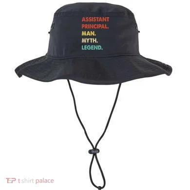 Assistant Principal Man Myth Legend Bucket Hat