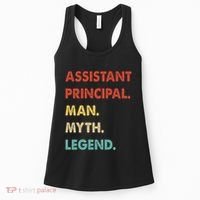 Assistant Principal Man Myth Legend Women's Tank Top thumb 0