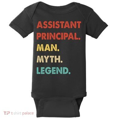 Assistant Principal Man Myth Legend Baby Bodysuit