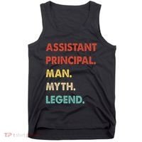 Assistant Principal Man Myth Legend Tank Top thumb 0