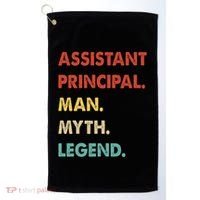 Assistant Principal Man Myth Legend Golf Towel thumb 0