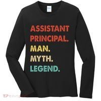 Assistant Principal Man Myth Legend Women's Long Sleeve Shirt thumb 0