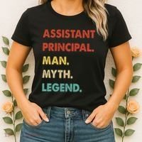 Assistant Principal Man Myth Legend Women's T-Shirt thumb 2