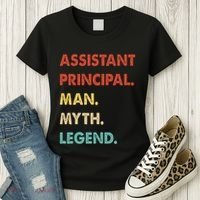 Assistant Principal Man Myth Legend Women's T-Shirt thumb 3