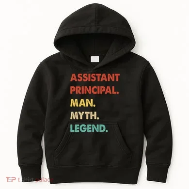 Assistant Principal Man Myth Legend Kids Hoodie