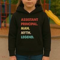Assistant Principal Man Myth Legend Kids Hoodie thumb 3