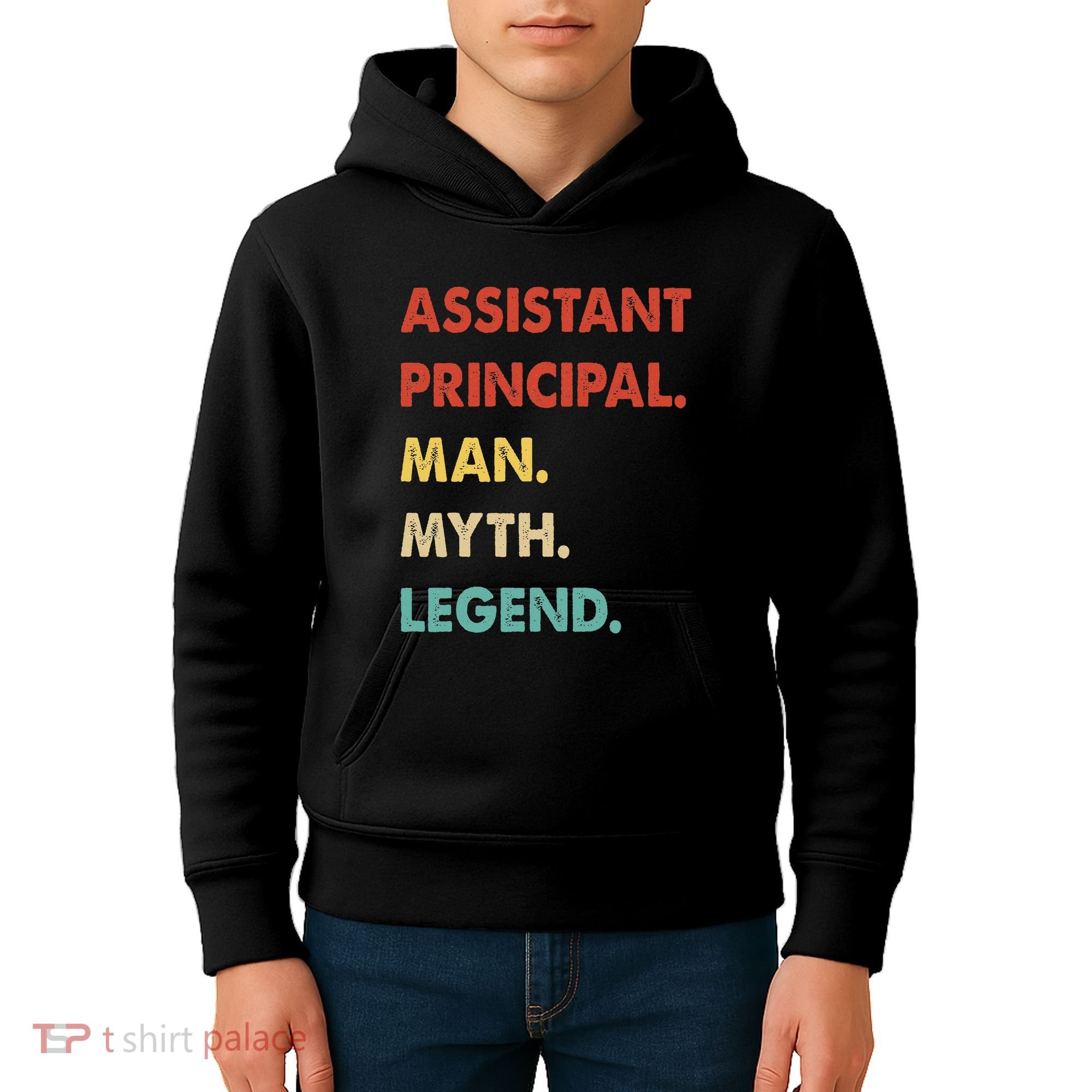 Assistant Principal Man Myth Legend Kids Hoodie