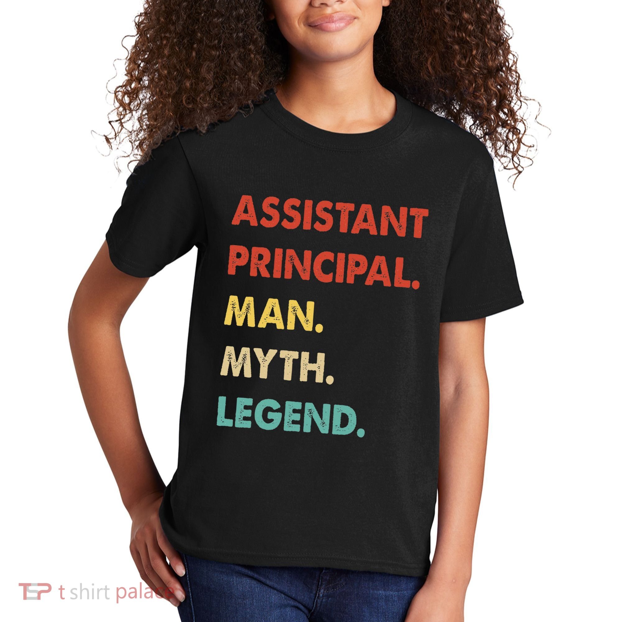 Assistant Principal Man Myth Legend Kids T-Shirt