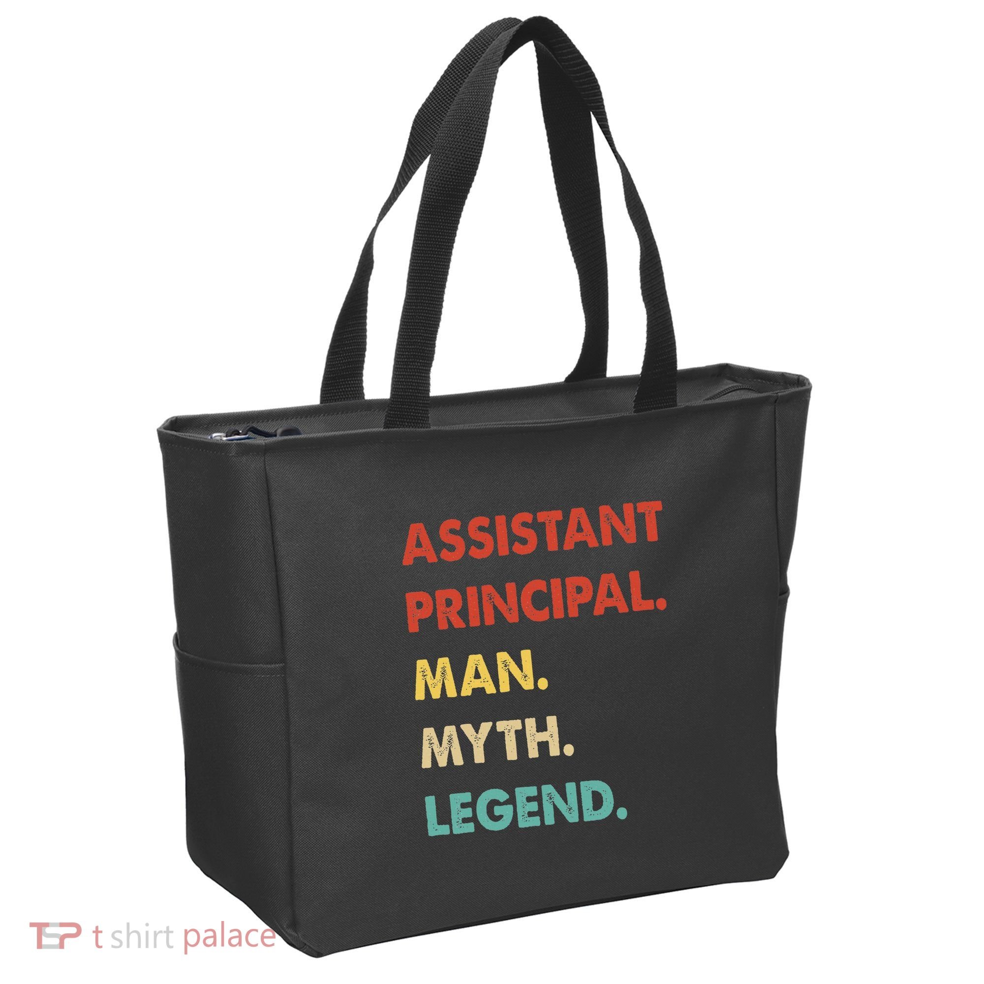 Assistant Principal Man Myth Legend Tote Bag