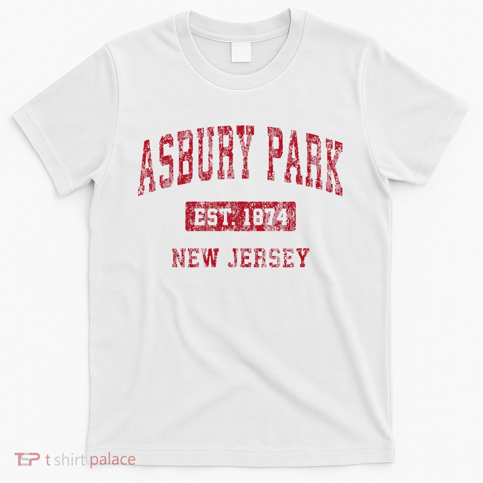 Asbury Park New Jersey Nj Vintage Sports T-Shirt