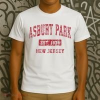 Asbury Park New Jersey Nj Vintage Sports T-Shirt thumb 3