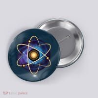 Atom Proton Neutron Physics Button thumb 0