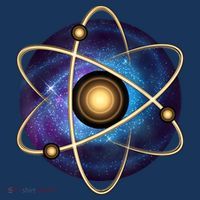 Atom Proton Neutron Physics Button thumb 1