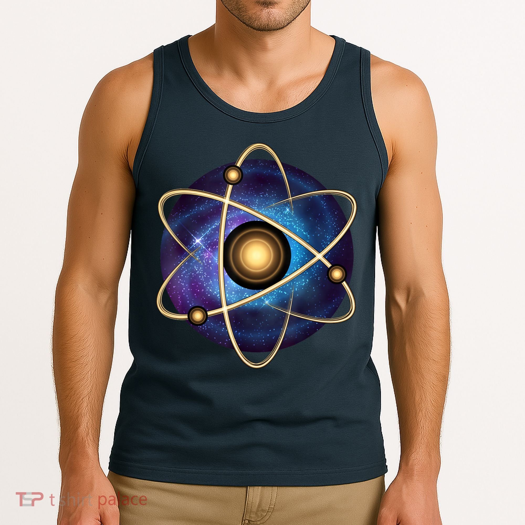Atom Proton Neutron Physics Tank Top