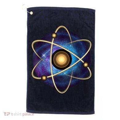Atom Proton Neutron Physics Golf Towel