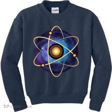 Atom Proton Neutron Physics Kids Sweatshirt