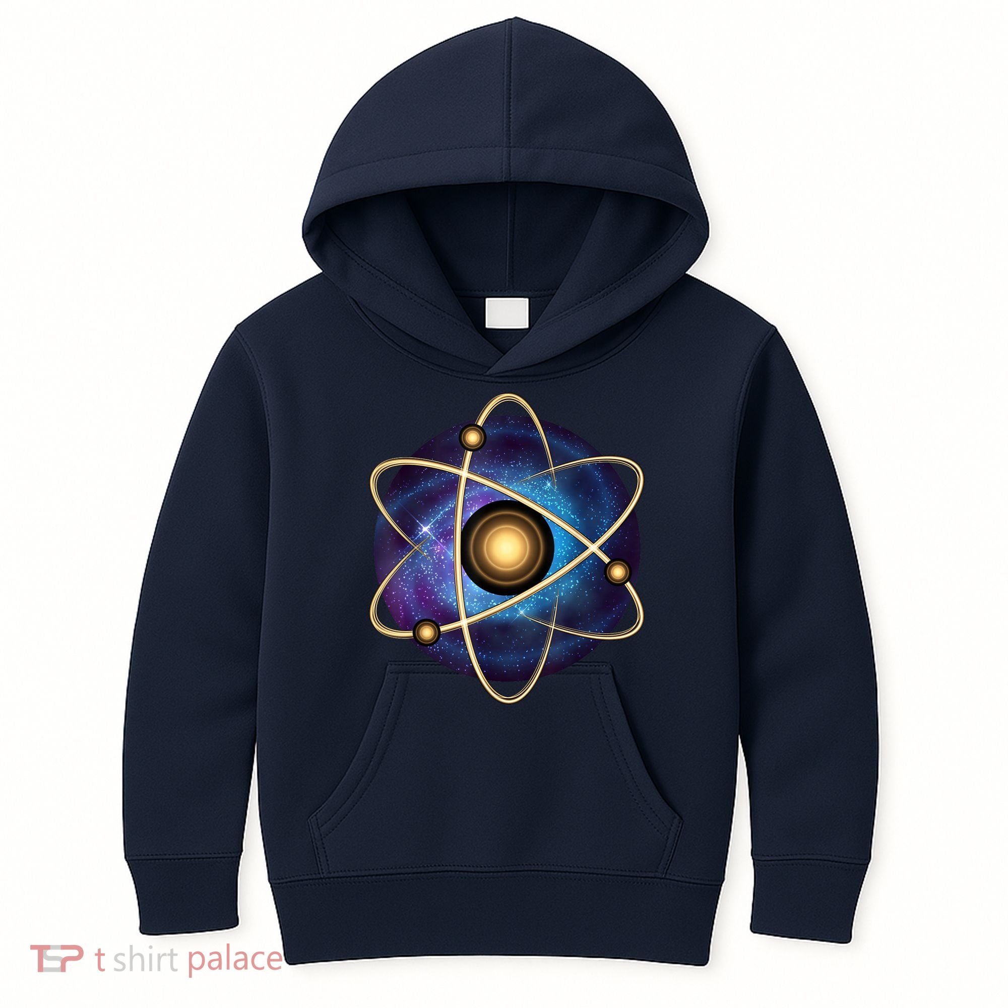 Atom Proton Neutron Physics Kids Hoodie