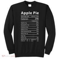 Apple Pie Nutrition Facts Label Costume Thanksgiving Sweatshirt thumb 0