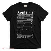 Apple Pie Nutrition Facts Label Costume Thanksgiving T-Shirt thumb 0