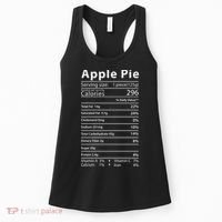 Apple Pie Nutrition Facts Label Costume Thanksgiving Women's Tank Top thumb 0