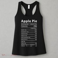 Apple Pie Nutrition Facts Label Costume Thanksgiving Women's Tank Top thumb 3