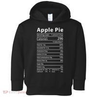 Apple Pie Nutrition Facts Label Costume Thanksgiving Toddler Hoodie thumb 0