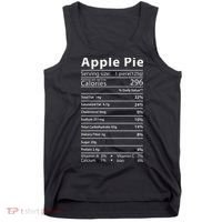 Apple Pie Nutrition Facts Label Costume Thanksgiving Tank Top thumb 0