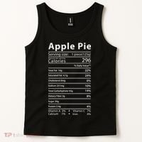Apple Pie Nutrition Facts Label Costume Thanksgiving Tank Top thumb 2