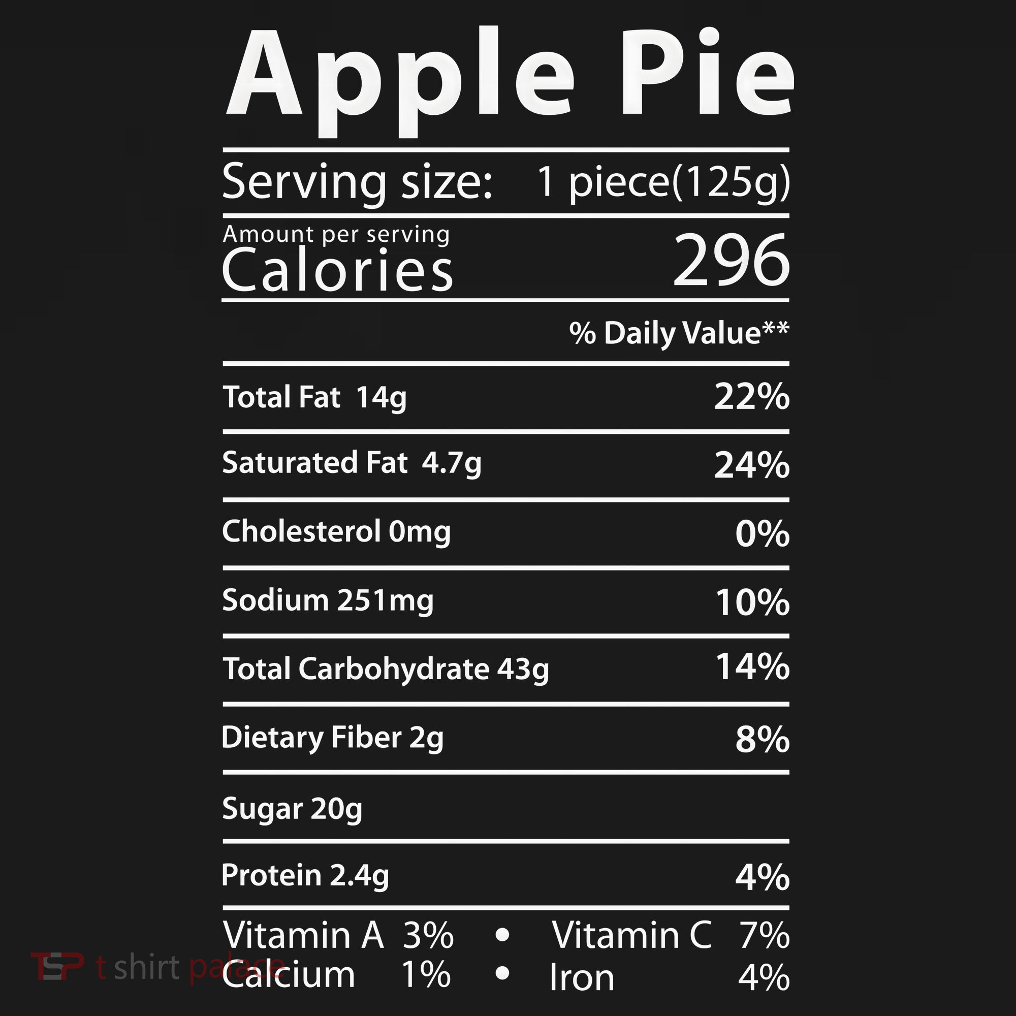 Apple Pie Nutrition Facts Label Costume Thanksgiving Kids Sweatshirt
