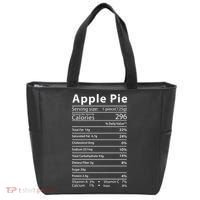 Apple Pie Nutrition Facts Label Costume Thanksgiving Tote Bag thumb 0