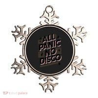 All Panic No Disco Funny Retro Quote Ornament thumb 0