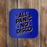 All Panic No Disco Funny Retro Quote Coaster thumb 0