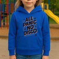 All Panic No Disco Funny Retro Quote Kids Hoodie thumb 3