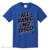 All Panic No Disco Funny Retro Quote Kids T-Shirt thumb 0