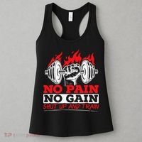 All Pain No Gains Gym Weightlifting Bodybuilding Fitness Women's Tank Top thumb 3