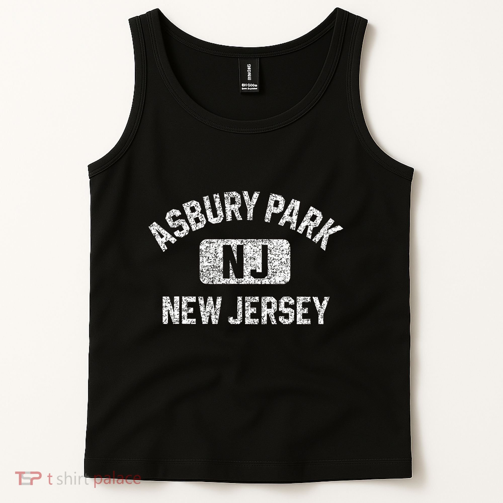 Asbury Park Nj New Jersey Gym Style Tank Top