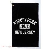 Asbury Park Nj New Jersey Gym Style Golf Towel thumb 0