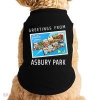 Asbury Park New Jersey Nj Travel Souvenir Gift Postcard Doggie Tank thumb 0