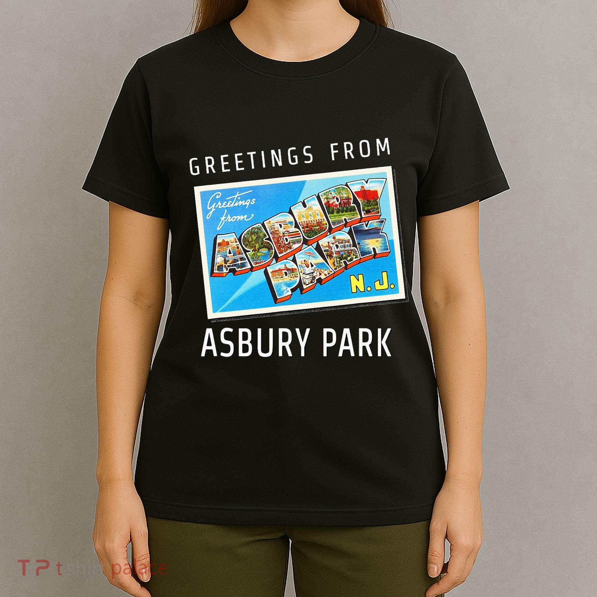 Asbury Park New Jersey Nj Travel Souvenir Gift Postcard T-Shirt
