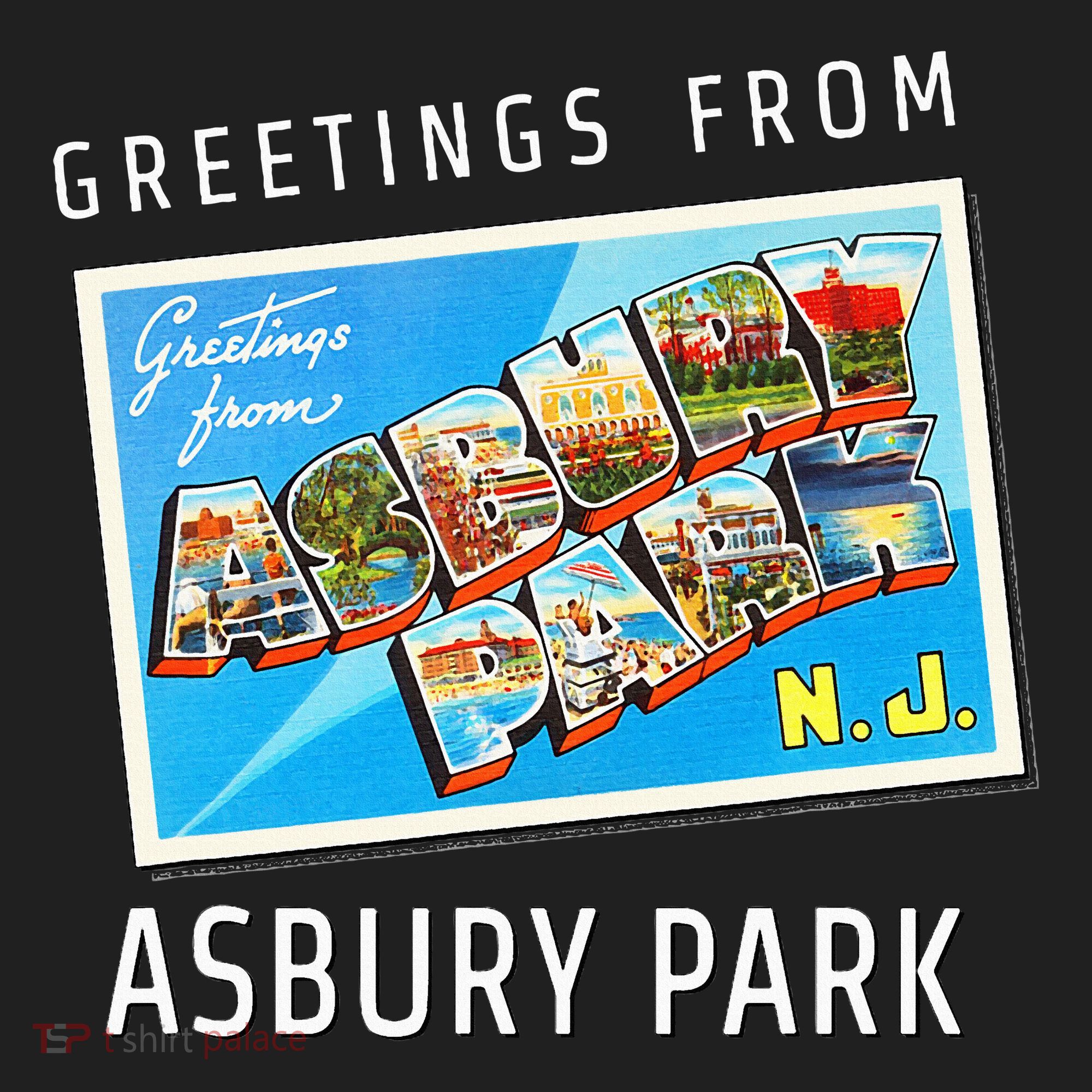 Asbury Park New Jersey Nj Travel Souvenir Gift Postcard Beanie