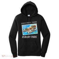 Asbury Park New Jersey Nj Travel Souvenir Gift Postcard Women's Hoodie thumb 0
