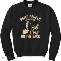 A Pat on the Back - Perfect for Father's Day Gifts Kids Sweatshirt thumb 0
