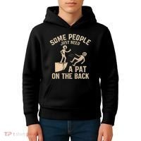 A Pat on the Back - Perfect for Father's Day Gifts Kids Hoodie thumb 4
