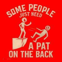 A Pat on the Back - Perfect for Father's Day Gifts Santa Hat thumb 1